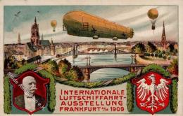 ILA Frankfurt (6000) Zeppelin Ballon  1909 I-II (fleckig) Dirigeable - Ohne Zuordnung
