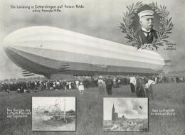 Zeppelin Riesen Ansichtskarte I-II Dirigeable - Zeppeline