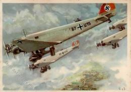 Flugwesen WK II Kampfflieger WK II Künstlerkarte I-II Aviation - Non Classificati