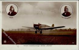 Flugzeug Ozeanbezwinger Köhl Und Von Hünefeld Mit Der Bremen Ansichtskarte I-II Aviation - Non Classificati