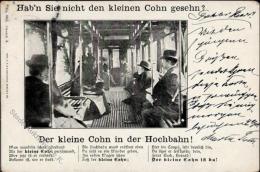 Judaika - Der Kleine COHN In Der Hochbahn, Eckbug Judaisme - Judaika