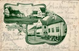 Synagoge Fischach (8935)  Jüdische Kinder Brauerei König  1901 I-II (Eckbug, Fleckig) Synagogue - Ohne Zuordnung