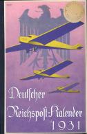 Buch WK II Deutscher Reichspost Kalender 1931 Gebunden II (löst Sich Vom Harteinband) - Non Classificati