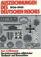 Buch WK II Auszeichnungen Des Deutschen Reiches 1936 - 1945 Klietmann, Kurt-G. 1986 Motorbuch Verlag 239 Seiten Sehr Vie - Ohne Zuordnung