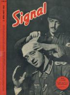 Buch WK II  Signal, Zeitschrift April 1942 Heft 8 Deutscher Verlag Berlin 40 Seiten Sehr Viele Abbildungen II - Ohne Zuordnung