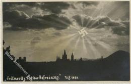 Aufgehende Sonne WK II - LEITMERITZ - Tag Der Befreiung 1938, I-II - Ohne Zuordnung