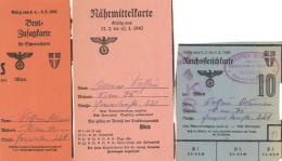 WK II Österreich Lot Mit über 60 Lebensmittelkarten I-II - Ohne Zuordnung