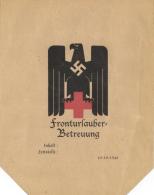 DEUTSCHES ROTES KREUZ WK II - Sammeltüte FRONTURLAUBER-BETREUUNG 1941 I - Ohne Zuordnung