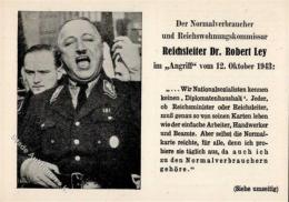 ANTI-NS-Propagandakarte 1943 - Reichsleiter Dr. Robert LEY I - Non Classés