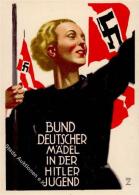 BUND DEUTSCHER MÄDEL WK II - BDM In Der HJ - Prop-Ak D. NSDAP-Reichsjugendförderung - Sign. Hohlwein I R!R! - Ohne Zuordnung