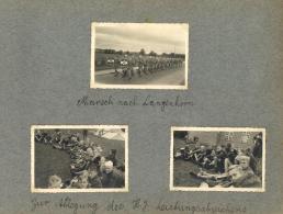 WK II HJ Album Mit Circa 90 Fotos Landjahrlager Breklum 1936 I-II - Non Classés