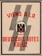 SS-BRIGADE WALLONIE WK II - Klapp-Propaganda-Werbe-Karte(keine Ak) D. Deutschen Roten Kreuzes Mit Laufbahn-Voraussetzung - Non Classés