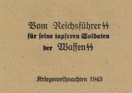 SS WK II Sammeltüte Vom Reichsführer SS Kriegsweihnachten 1943 I-II - Ohne Zuordnung