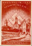 MEMMINGEN - WK II KREISTAG Der NSDAP 1934" Sign. Weigele I R!R!" - Non Classificati