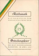 HANNOVER WK II - Gründungsfeier MGV Niedersachesen 1937 I - Ohne Zuordnung