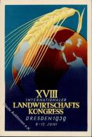 DRESDEN WK II - INT.LANDWIRTSCHAFTLICHER KONGRESS 1939 Mit S-o I - Non Classés