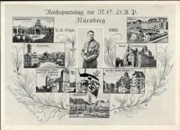 REICHSPARTEITAG Der NSDAP NÜRNBERG 1933 - Seltene Karte, I, WK II - Ohne Zuordnung