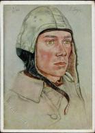 Willrich Nr. P1 R7 Nr. 6 Unteroffizier Jagdflieger Künstlerkarte I-II (Ecke Abgestossen) - Non Classés