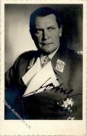 GÖRING WK II AUTOGRAMM Auf Foto-Ak Randbug Einkerbung I-II - Non Classés