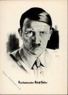 HITLER WK II - Reichskanzler, Sign. 1933 - Bildseitig Beschrieben I-II - Ohne Zuordnung