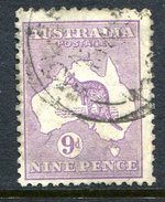 Australia 1929 KGV Roos (Wmk. Mult. Crown A) - 9d Violet Used (SG 108) - Used Stamps