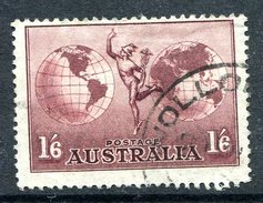 Australia 1934-48 Hermes - Wmk. CofA - P.13½ X 14 - Thin Paper - Used (SG 153b) - Gebraucht