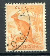 Australia 1937-49 KGVI Definitives (p.15 X 14) - ½d Kangaroo Used (SG 179) - Gebraucht