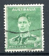 Australia 1937-49 KGVI Definitives (p.15 X 14) - 1½d King George VI Used (SG 183) - Usados