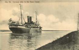 090417 - EGYPTE - SUEZ - German Ship In The Suez Canal N°65 - Canal Navigation Paquebot Bateau - Sues