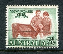 Australia 1953 25th Anniversary Of Australian Young Farmer's Clubs Used - Oblitérés