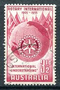 Australia 1955 50th Anniversary Of Rotary International Used - Usados