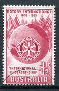 Australia 1955 50th Anniversary Of Rotary International Used - Usati