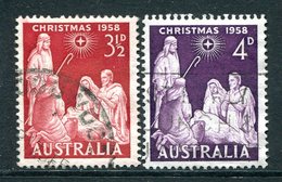 Australia 1958 Christmas Set Used - Oblitérés