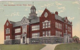 Michigan Flint The New Stevenson School 1916 - Flint