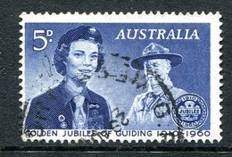 Australia 1960 50th Anniversary Of Girl Guide Movement Used - Usados