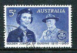 Australia 1960 50th Anniversary Of Girl Guide Movement Used - Usados