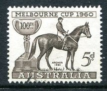 Australia 1960 100th Melbourne Cup Race Commemoration Used - Oblitérés