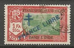INDE N° 164 VARIETEE PRANCE AU LIEU DE FRANCE TB / Signé CALVES - Used Stamps