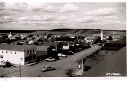 STURGIS, Manitoba, Canada, BEV Of Main Street, 1940's RPPC - Autres & Non Classés