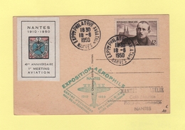 Exposition Philtelique Nantes - 18-6-1950 - 1960-.... Covers & Documents