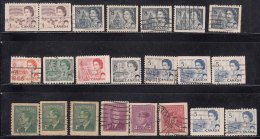 Canada Used Perf / Imperf., Combination, QEII Series 1967,  Etc., (Coil / Booklet ?,) - Timbres Seuls