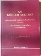 Germany, With German Eagles 1871-1875, Illustrated Specialized Auktions-Katalog Köhler 2004, 127 Pages - Catálogos De Casas De Ventas