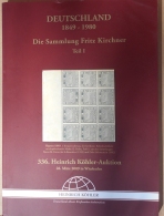 Germany  Pred. States & Germany Collection, 3 Illustrated Specialized Auktions-Kataloge Köhler 2009/2010, About 1.00 - Cataloghi Di Case D'aste