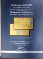 Germany, Transatlantic German Eagle Franking  Collection,  Illustrated Spec. Auktions-Katalog Köhler 2010, 500 Lots, - Catalogi Van Veilinghuizen
