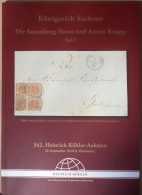 Germany, Saxony Collection,  3 Illustrated Specialized Auktions-Kataloge Köhler 2010&2011, 108+92+98 Pages - Auktionskataloge