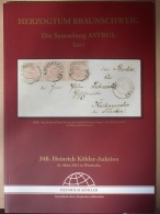 Germany, Brunswick Collection,  2 Illustrated Specialized Auktions-Kataloge Köhler 2012, 61+60 Pages, Braunschweig - Catálogos De Casas De Ventas