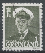 Greeland 1950. Scott #28 (U) King Frederik IX * - Usati