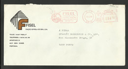 Portugal EMA Cachet Rouge Fisel Tissues Textile Seia 1979 Textil Industry Franking Meter - Textile