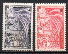 Col3 :  TAAF  : N° 8 & 9 Neuf X MH    , Cote :11,50€ - Unused Stamps