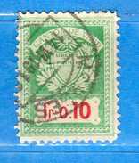 Suisse ° - Timbre Fiscaux, Canton De Vaud. Fr. 0,10. - Revenue Stamps